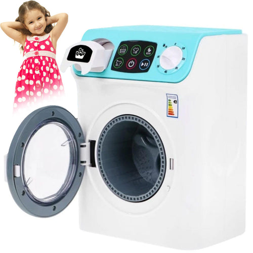 Lavatrice Giocattolo per Bambini Luci e Suoni Elettrodomestici Gioco Idea Regalo