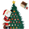 Calendario Avvento Natale Alberello Legno 24 Cassetti Decorazioni Natalizie