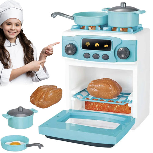 Cucina con Forno Elettrodomestici Giocattolo per Bambini Cucinino Luci e Suoni