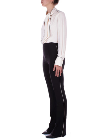 Elisabetta Franchi Pantaloni Burro nero da donna