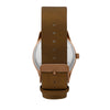 Orologio CHRONOSTAR uomo Pilot pelle marrone