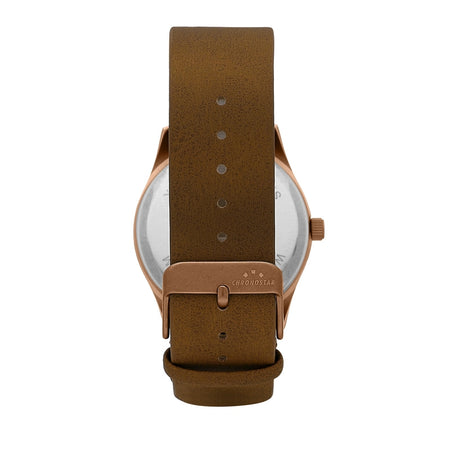 Orologio CHRONOSTAR uomo Pilot pelle marrone
