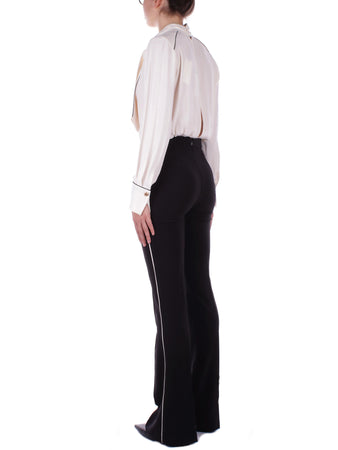 Elisabetta Franchi Pantaloni Burro nero da donna