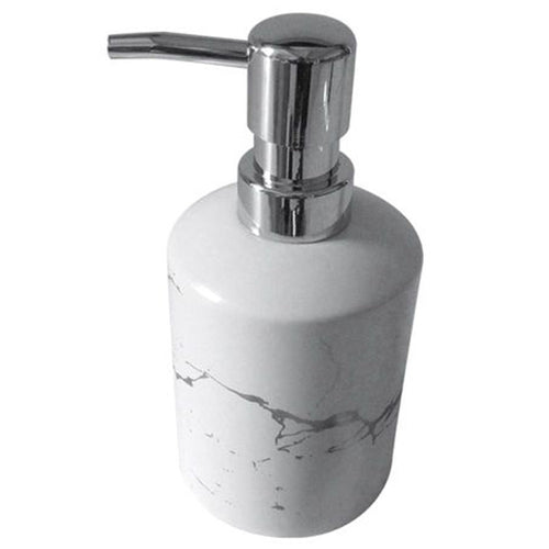 Dispenser Per Sapone Liquido Accessori Bagno Dosatore Arredo Effetto Marmo 59888