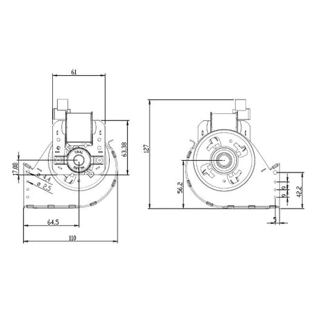 Ventola tangenziale TRIAL THS36B5-013 stufe a pellet 14706093