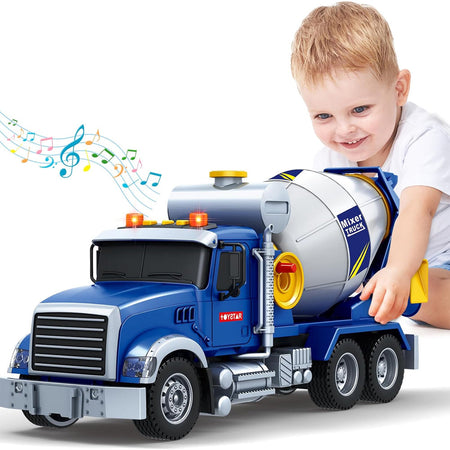 Betoniera Camion Giocattolo per Bambini con Luci e Suoni Realistici Idea Regalo