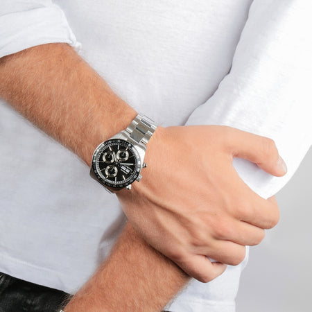 Philip Watch Caribe Sport – Orologio Uomo Automatico Cronografo Nero (R8243607004)
