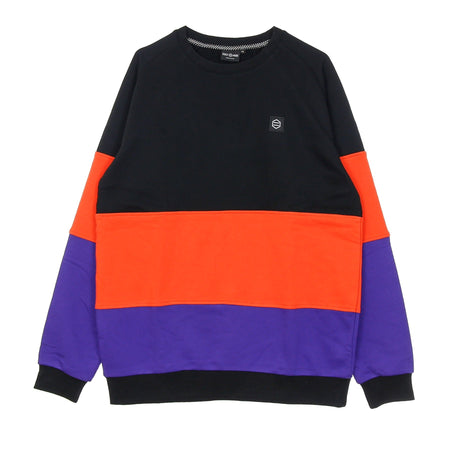 DOLLY NOIRE Felpa Leggera Girocollo Uomo Level Crewneck Black da uomo