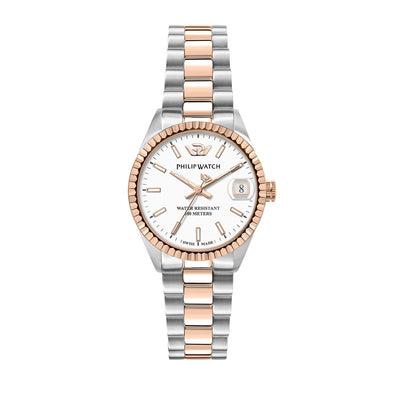 Orologio PHILIP WATCH donna Caribe data bicolore / bianco