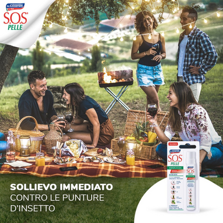 S.o.s. pelle penna dopopuntura per lenire prurito e irritazione dovuti a punture d'insetti e piante orticanti 15ml