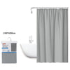 Tenda Doccia Antimuffa Impermeabile 180x200cm Con Anelli Bagno Grigio Chiaro 69850