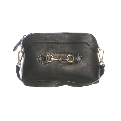 Asia - Borsa da Donna Nera In Vera Pelle