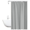 Tenda Doccia Antimuffa Impermeabile 180x200cm Con Anelli Bagno Grigio Chiaro 69850