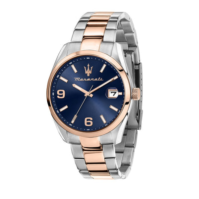 Maserati Attrazione – Orologio Uomo Blu e Rose Gold (R8853151006)