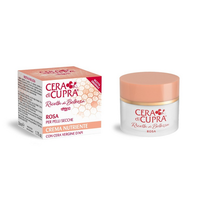 Cera di cupra crema rosa nutriente e protettiva per pelli secche vaso 50ml