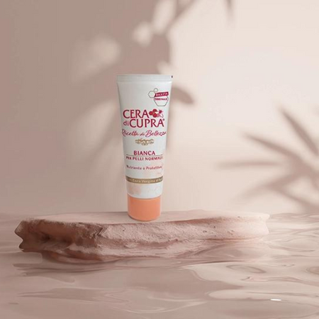Cera di cupra crema bianca nutriente e anti età per pelli normali tubo 75ml
