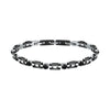 Bracciale MORELLATO uomo Motown acciaio / pietre nere
