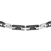 Bracciale MORELLATO uomo Motown acciaio / pietre nere