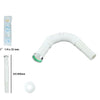 Canotto Tubo Scarico Flessibile Estensibile Con Testa Metallo 1 1/4x32mm 59950