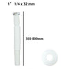 Canotto Tubo Scarico Flessibile Estensibile Con Testa Metallo 1 1/4x32mm 59950