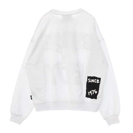 BOY LONDON Felpa Girocollo Uomo Tape Eagle Sweat White/black da uomo