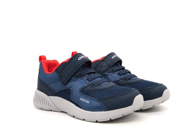 GEOX Sneakers bambino J SVETH B. A navy red
