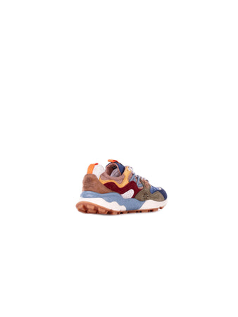 Flower Mountain Sneakers Blu verde da uomo