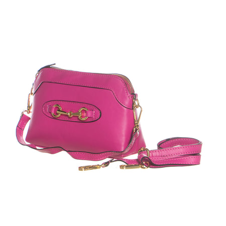 Asia - Borsa da Donna Rosa In Vera Pelle