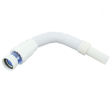Canotto Tubo Di Scarico Flessibile Estensibile Lavabo Lavello 1/4 X 32 Mm 10077