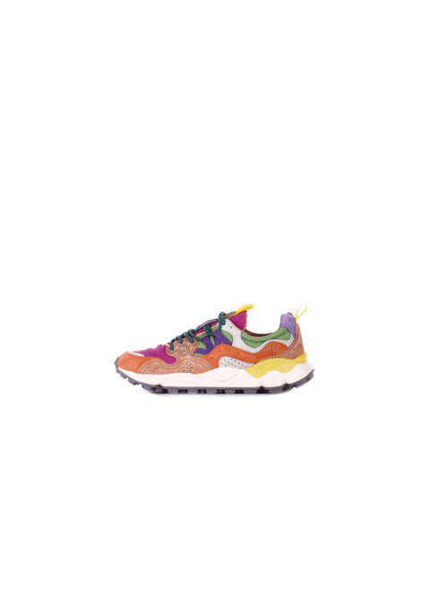 Flower Mountain Sneakers Arancio fuxia da donna