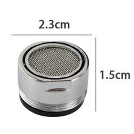 Set 2 Pezzi Aeratore Per Rubinetti M24 In Abs Filtro Maschio Guarnizioni 52227