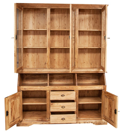 Biscottini Libreria Country Biscottini massello tiglio finitura naturale 172x50x226 Italia