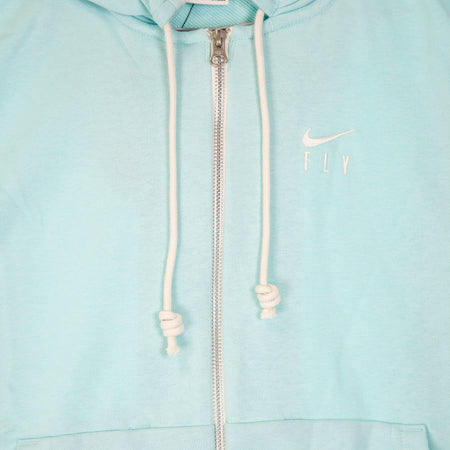 Nike Felpa Leggera Cappuccio Zip Donna W Standard Issue Full-zip Hoodie Light Dew/pale Ivory da donna