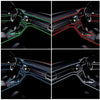 Striscia Strip Led Per Interni Auto A 12v Fibra Ottica Luce Decorativa Atmosfera