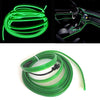 Striscia Strip Led Per Interni Auto A 12v Fibra Ottica Luce Decorativa Atmosfera
