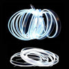Striscia Strip Led Per Interni Auto A 12v Fibra Ottica Luce Decorativa Atmosfera
