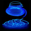Striscia Strip Led Per Interni Auto A 12v Fibra Ottica Luce Decorativa Atmosfera