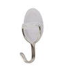 Set 3pz Ganci Appendini Adesivi Parete Casa Cucina Bagno Attaccapanni Ovale 87010