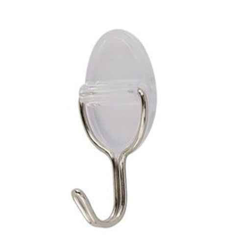 Set 3pz Ganci Appendini Adesivi Parete Casa Cucina Bagno Attaccapanni Ovale 87010