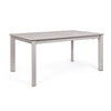 Tavolo allungabile Konnor in alluminio verniciato da esterno per giardino e veranda 160/240 cm