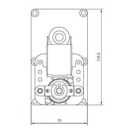 Motoriduttore Mellor FB1271 stufe a pellet 14702017
