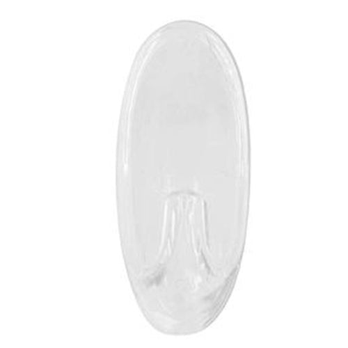 Set 2pz Ganci Appendini Adesivi Parete Casa Cucina Bagno Attaccapanni Ovali 87013