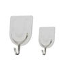 Set 5pz Gancio Attaccapanni Adesivo Bianco Parete Legno Porte Fashion Hook 59671