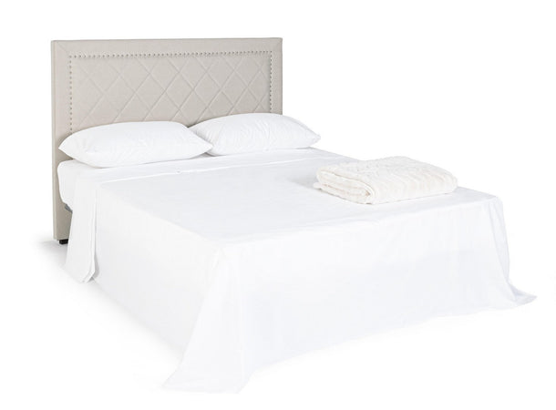 Testiera per letto "Ahura" con struttura in compensato da 160 x 8 x 120 cm