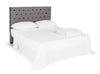 Testiera per letto Caspar con struttura in compensato da 160 x 8 x 120 cm