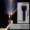 Torcia A Led Professionale Ricaricabile Potente Luce Zoom Fino A 500mt Powerbank