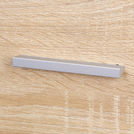 Cassettiera 5 Cassetti Multiuso Settimino Moderno Salvaspazio in Legno Mdf 108cm Quercia