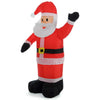 Gonfiabile Babbo Natale Grande Altezza 120 Cm Con Illuminazione Led Per Esterno