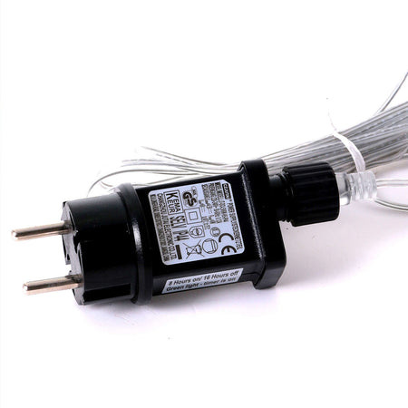 Renna Luminosa Natalizia Bianco Iridescente 120cm con 500 LED Addobbo di Natale