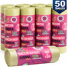 50 x Sacchi per spazzatura Grandi Ambra Trasparenti e Resistenti 90 x 120 cm LDPE